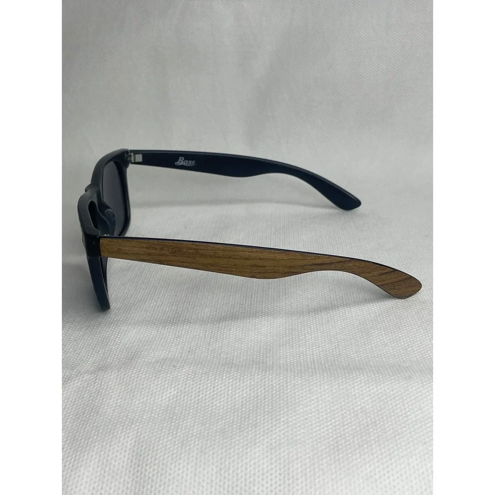 Bass Classic Woodies Sunglasses Brown Wood Panel Floating OSFM Unisex Mod0817
